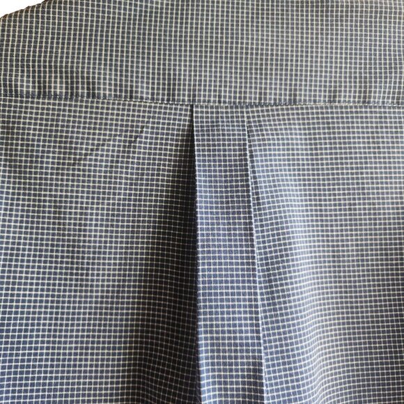 Dockers Men's Shirt Button Down Long Sleeve White/Blue Plaid Collared Size L - Picture 6 of 6